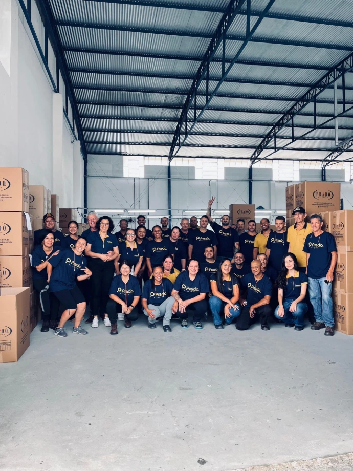 foto da equipe da fabrica de itanhandu